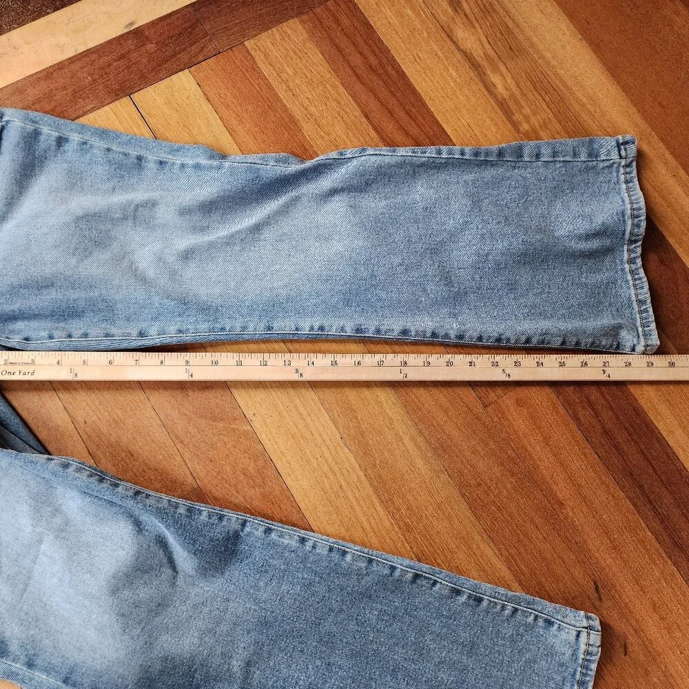 Michael Kors Light Wash Bootcut Flare Jeans Size 14 - Picture 10 of 16
